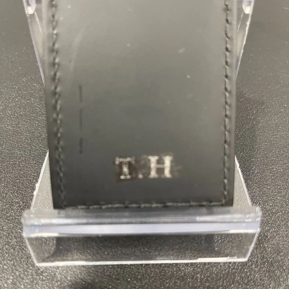 Louis Vuitton Calfskin Luggage Tag Black (JB1161)